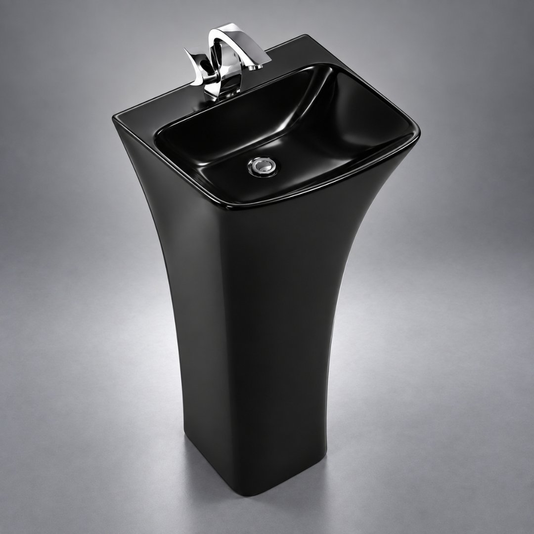 ACME - Black One Piece Basin Wash Basin - My Home Studio